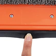 Professional 2 in 1 Window Squeegee with 68" Long Stainless Steel