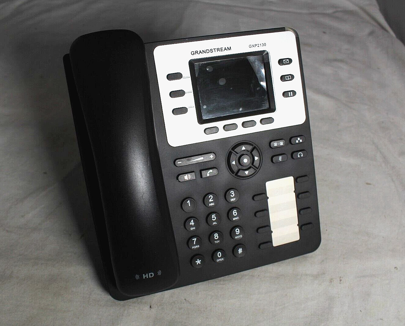 Lot of 5 Grandstream GXP2130 VoIP IP  Color Office Phones w/Handsets - No Stands