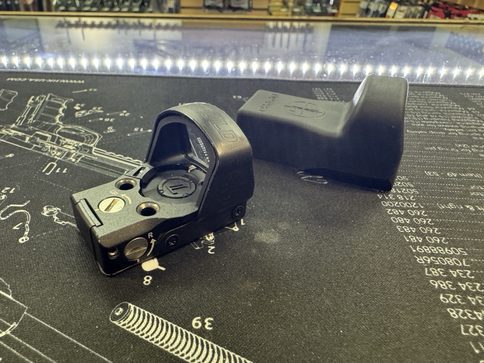 LUPOLD DELTA PPINT PRO RED DOT 2.5MOA, DPP FOOT PRINT.