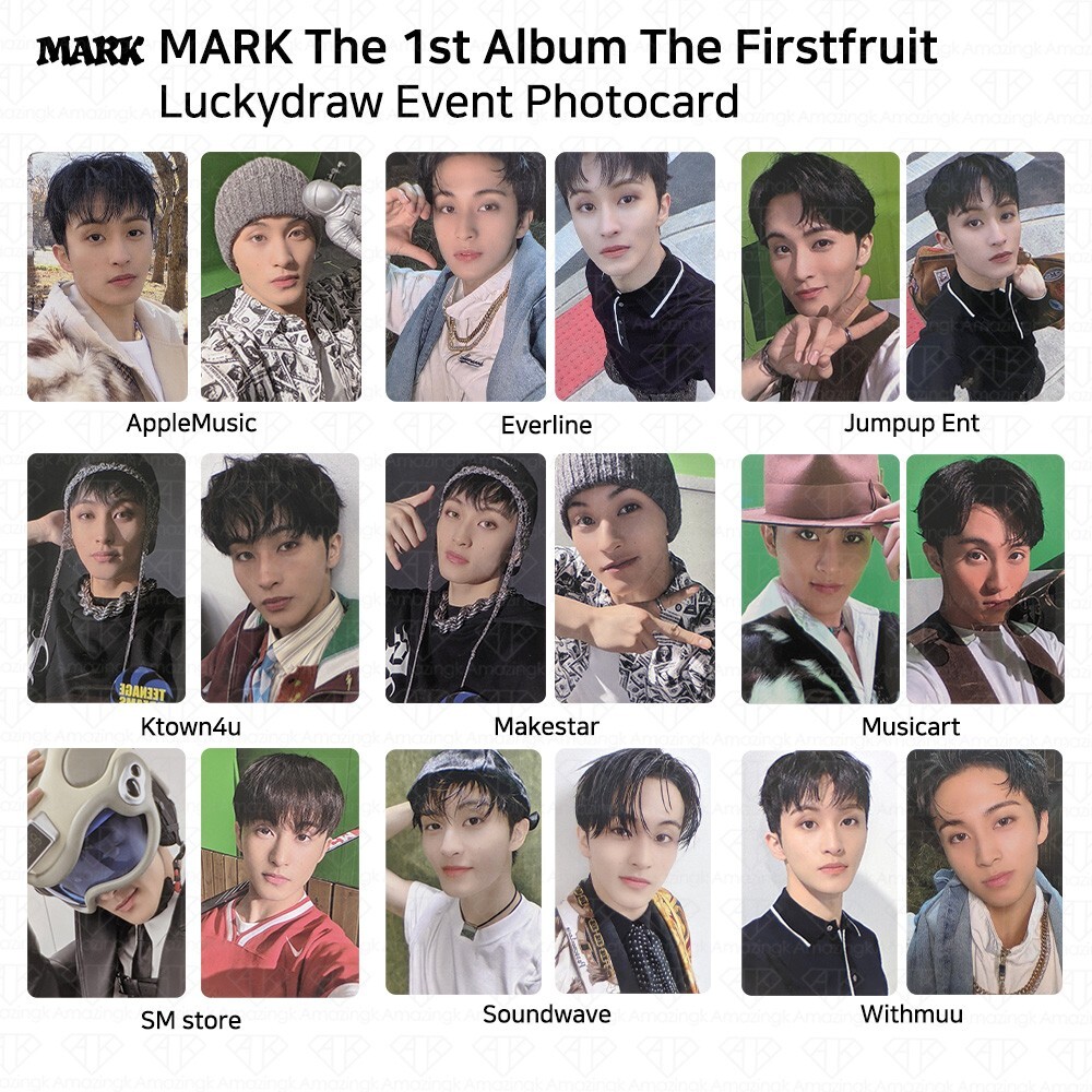 MARK NCT The 1st Album The Firstfruit Luckydraw Event Photocard Ktown4u SM store