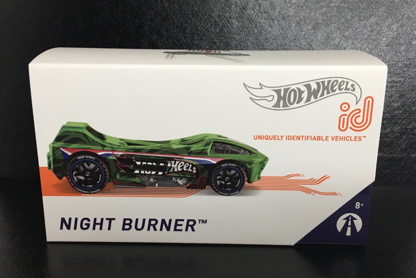 New in Package Hot Wheels ID Game Moving Forward -Night Burner- Die-Cast Car
