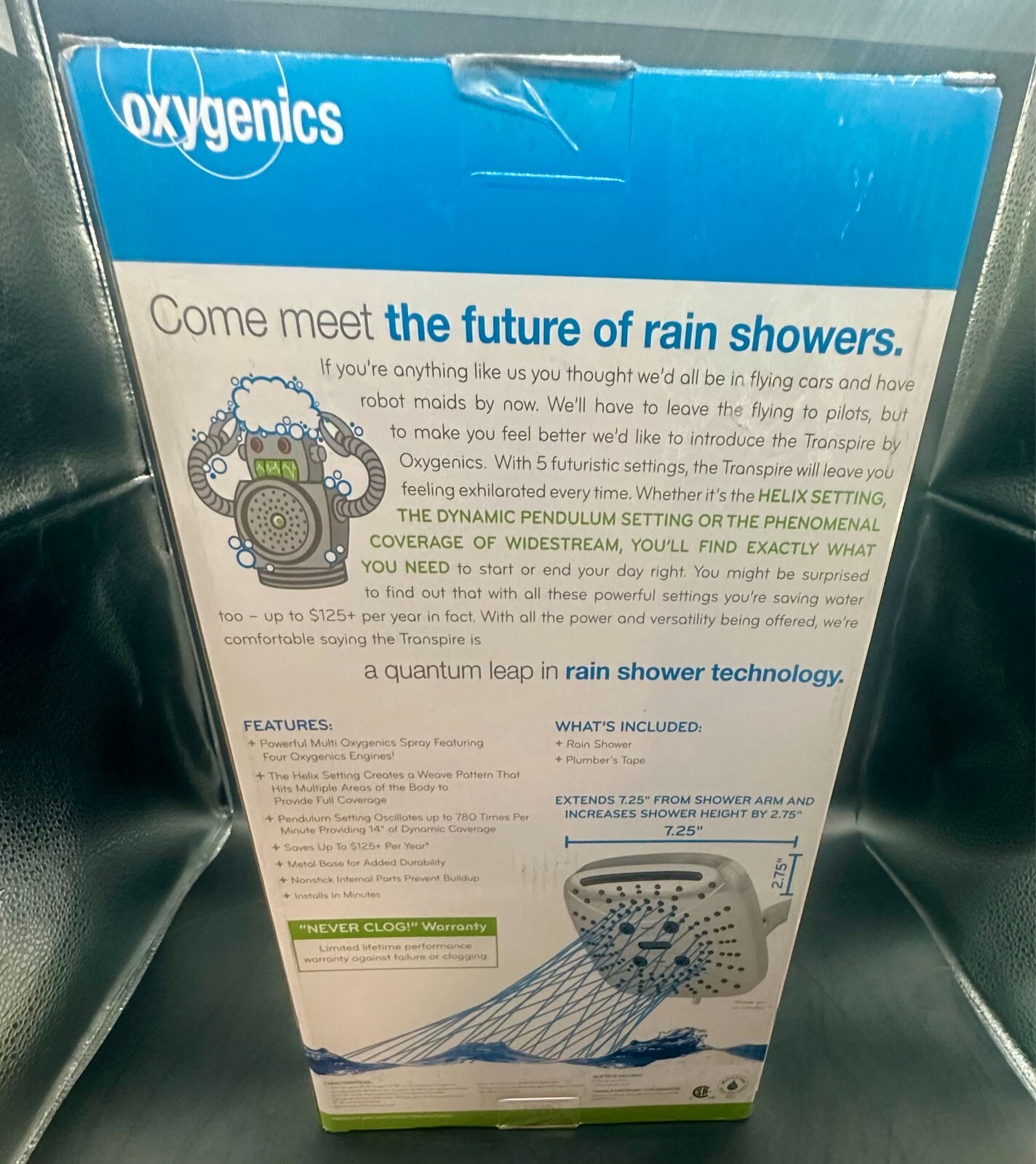 Oxygenics® Pure Shower Genius® - Transpire - Chrome