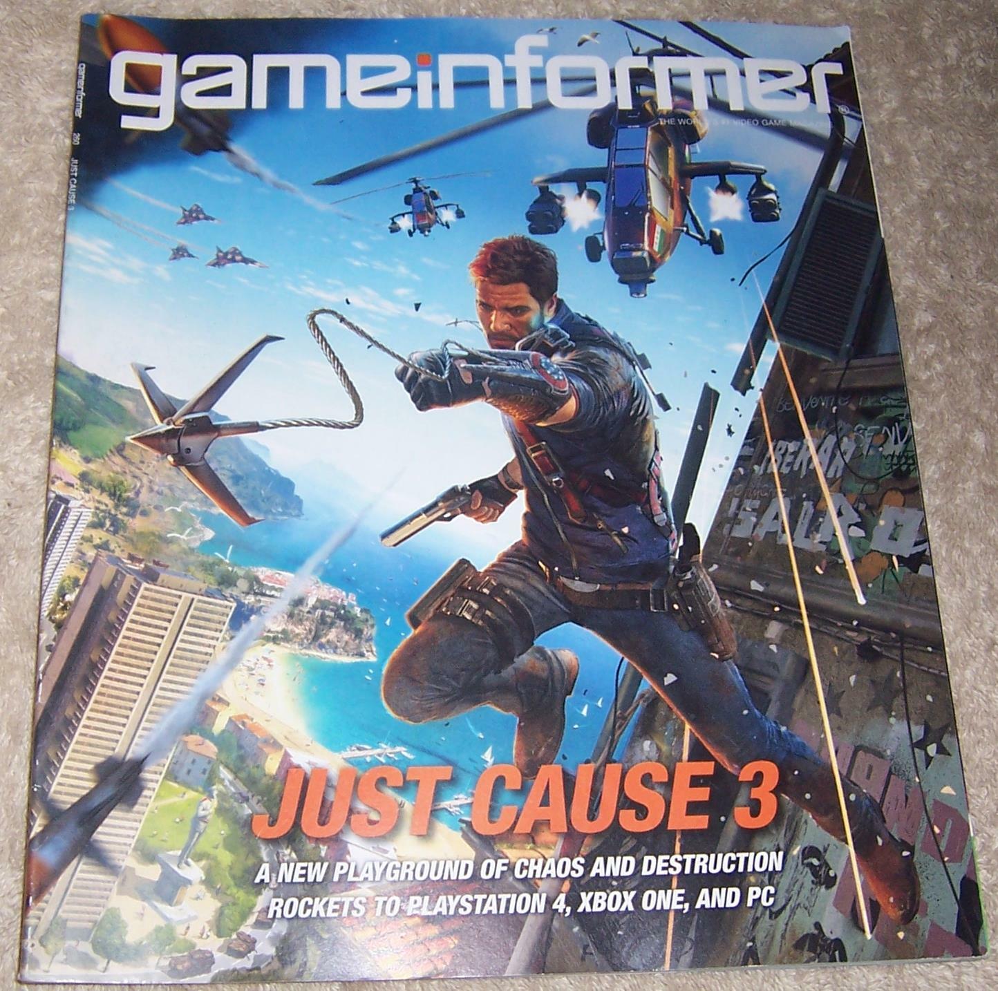 Game Informer Video Game Magazine December 2014 Just Cause 3