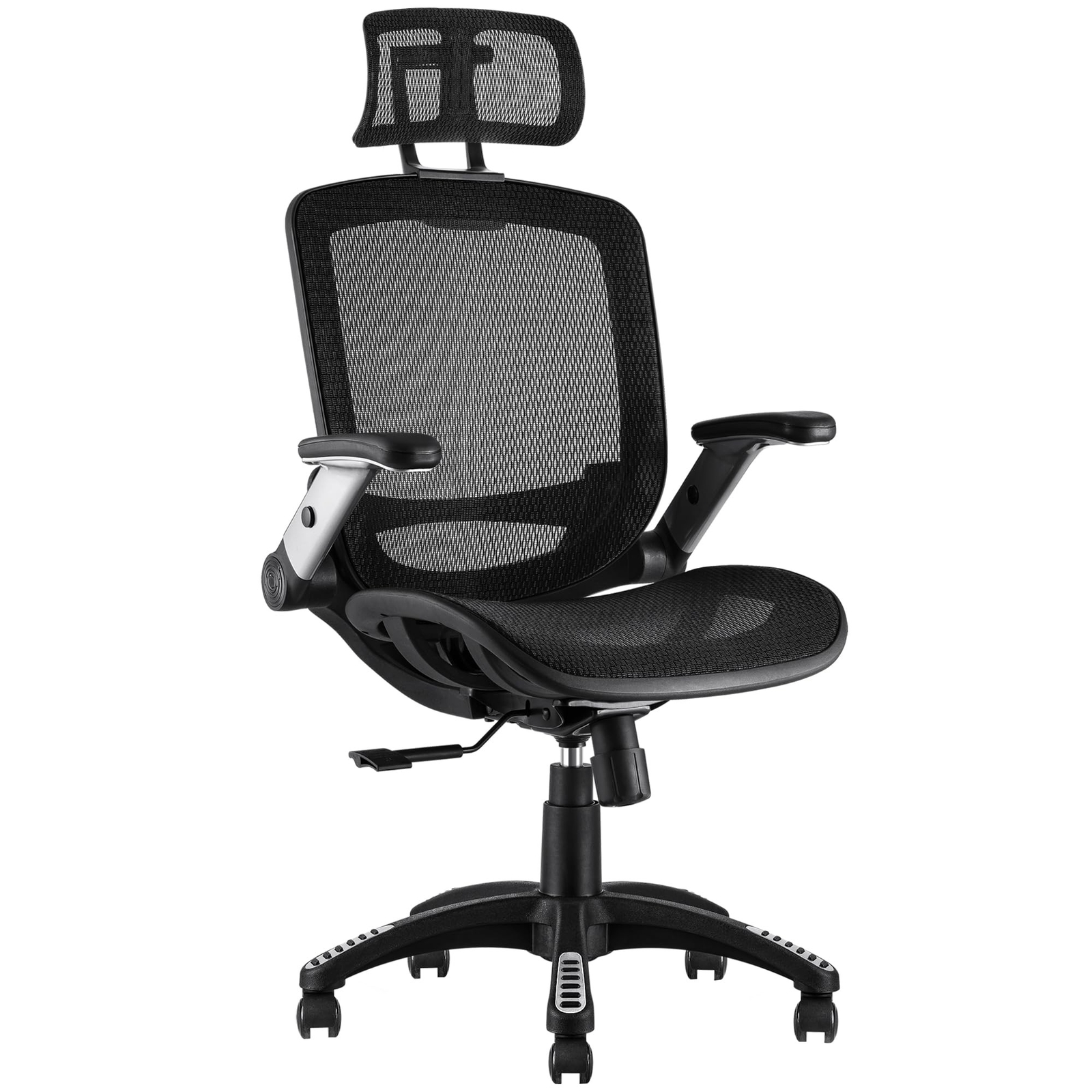 GABRYLLY Ergonomic Office Chair, High Back Home Desk Chair with Headrest, Fli...