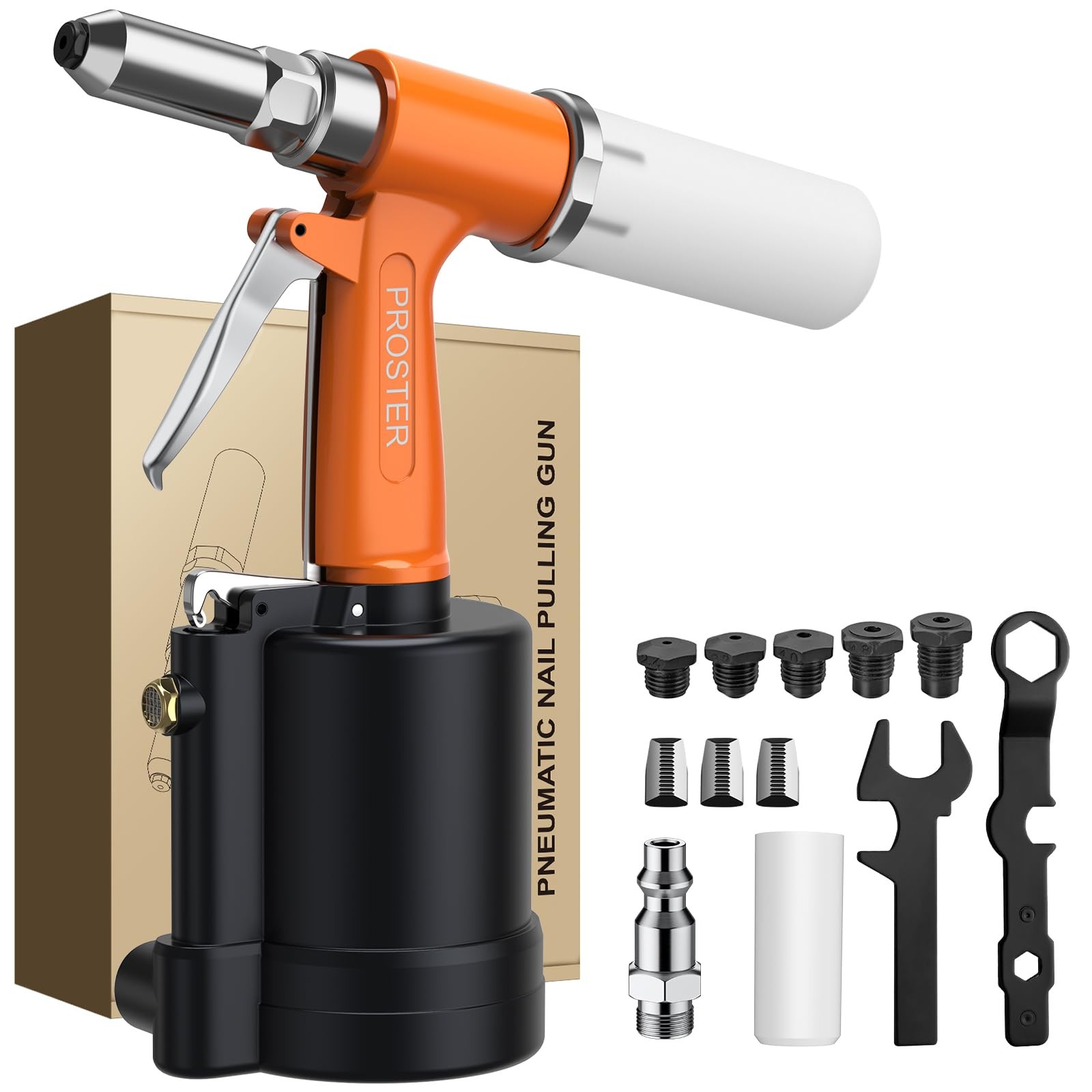 Proster Pneumatic Riveter - 3924LBF Pulling Rivet Gun,