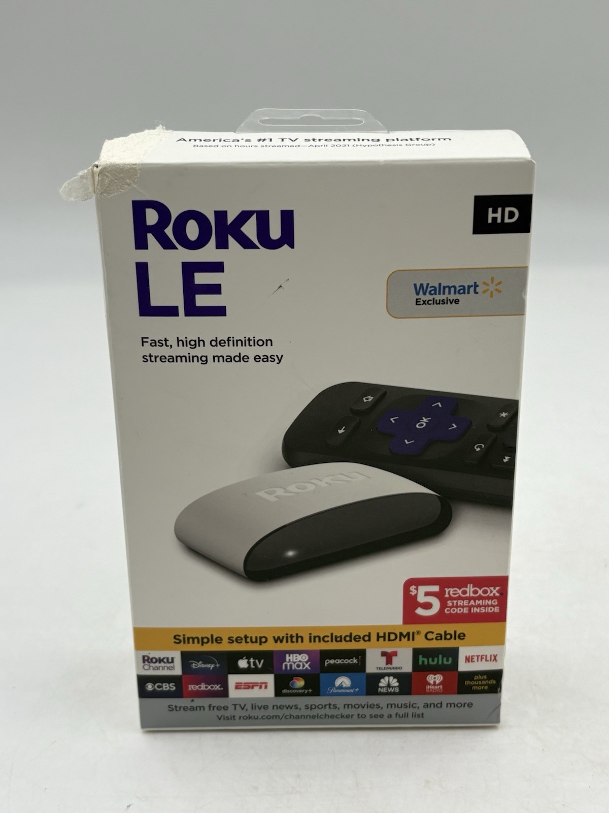 Roku LE - Fast, High Definition Streaming Made Easy - Streaming Media Player NEW