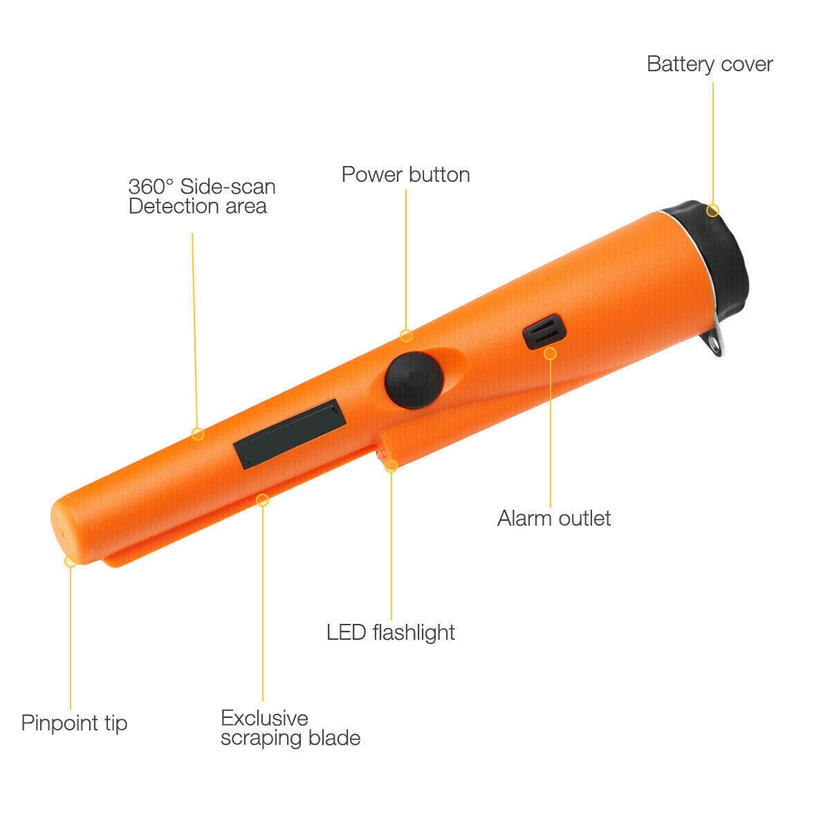 Metal Detector Gold Digger Hunter Sensitive Tester Waterproof