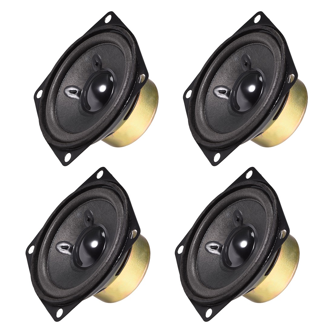 5W 8 Ohm 66x66x32mm Anti-Magnetic Speaker Tweeter Speakers 4pcs