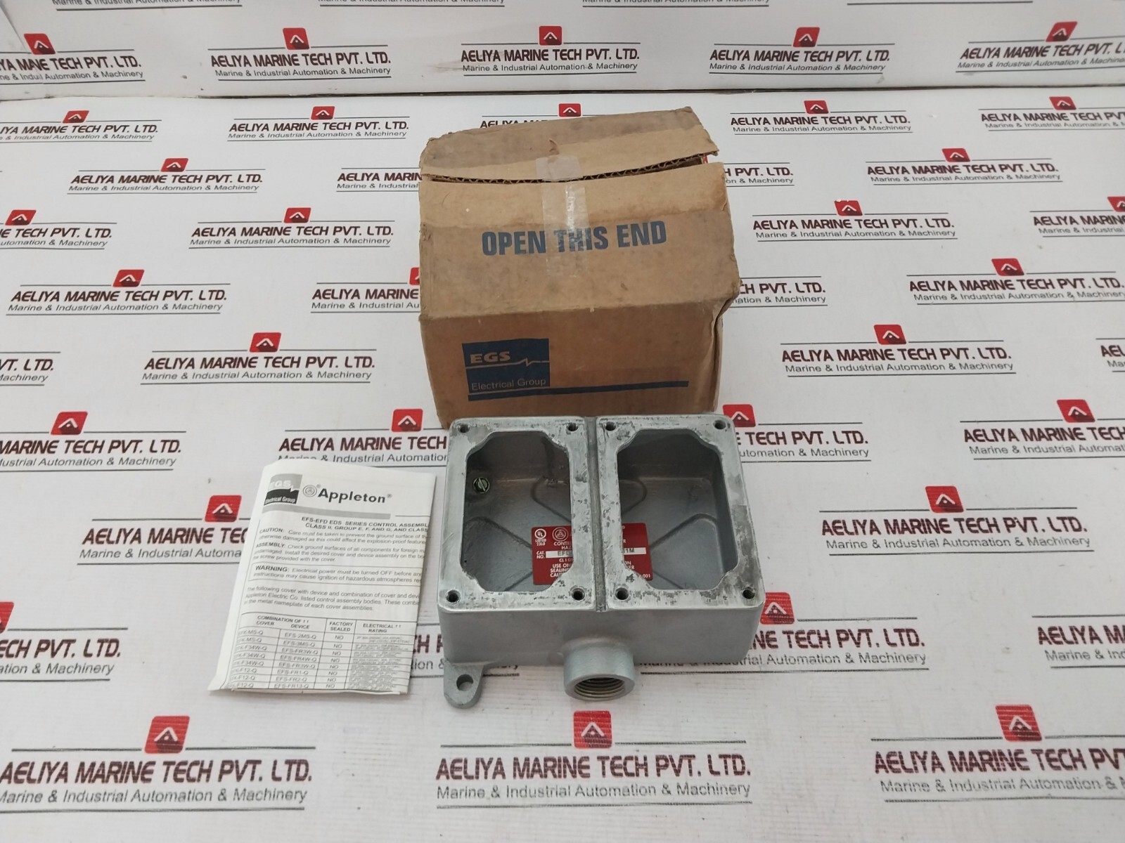 APPLETON EFDC275NLQ 06/11M 3/4" Mall Iron Device Body 501505-001 4.50 LBS