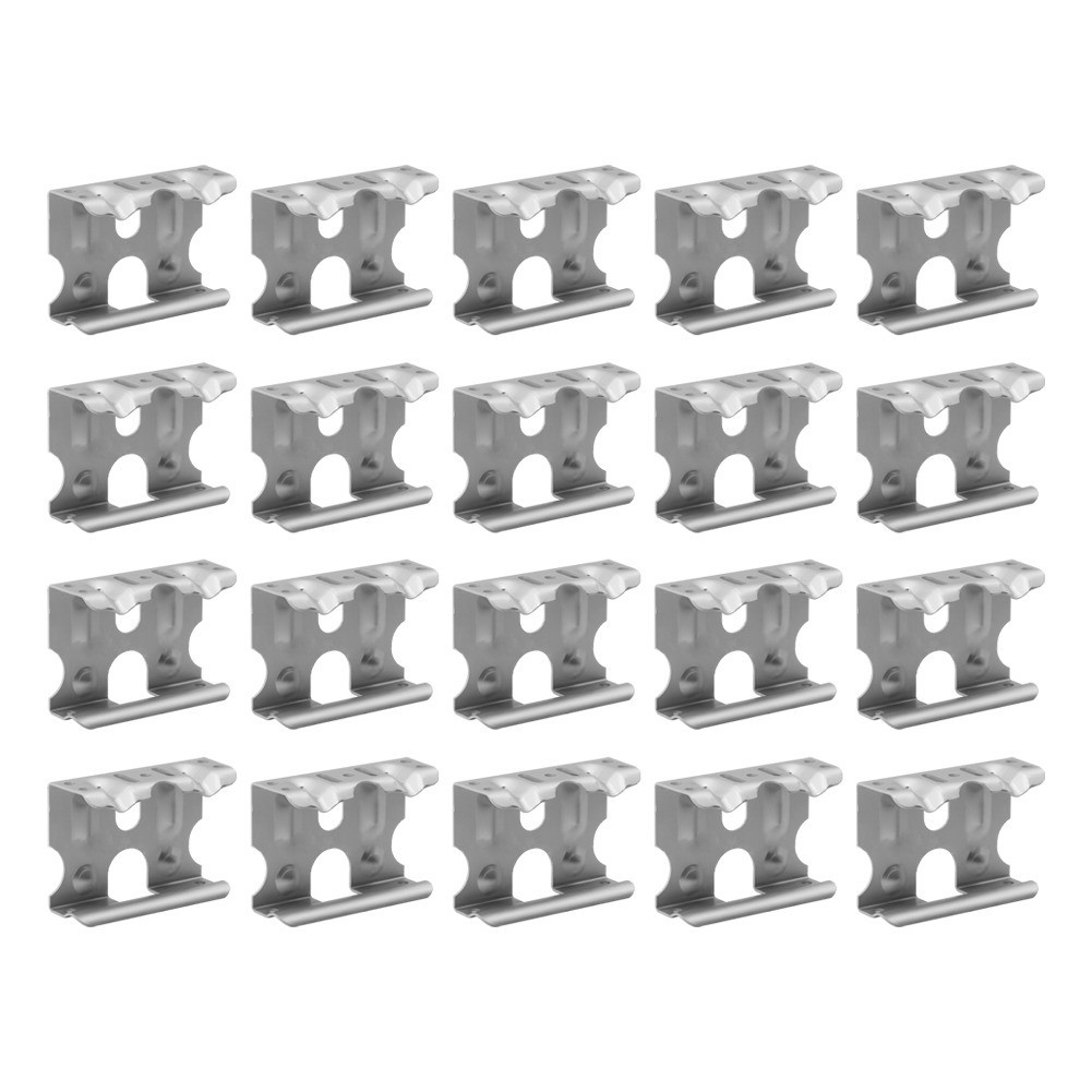 20Pcs Stainless Steel Drain Clips for Efficient Solar Panel Water Flow