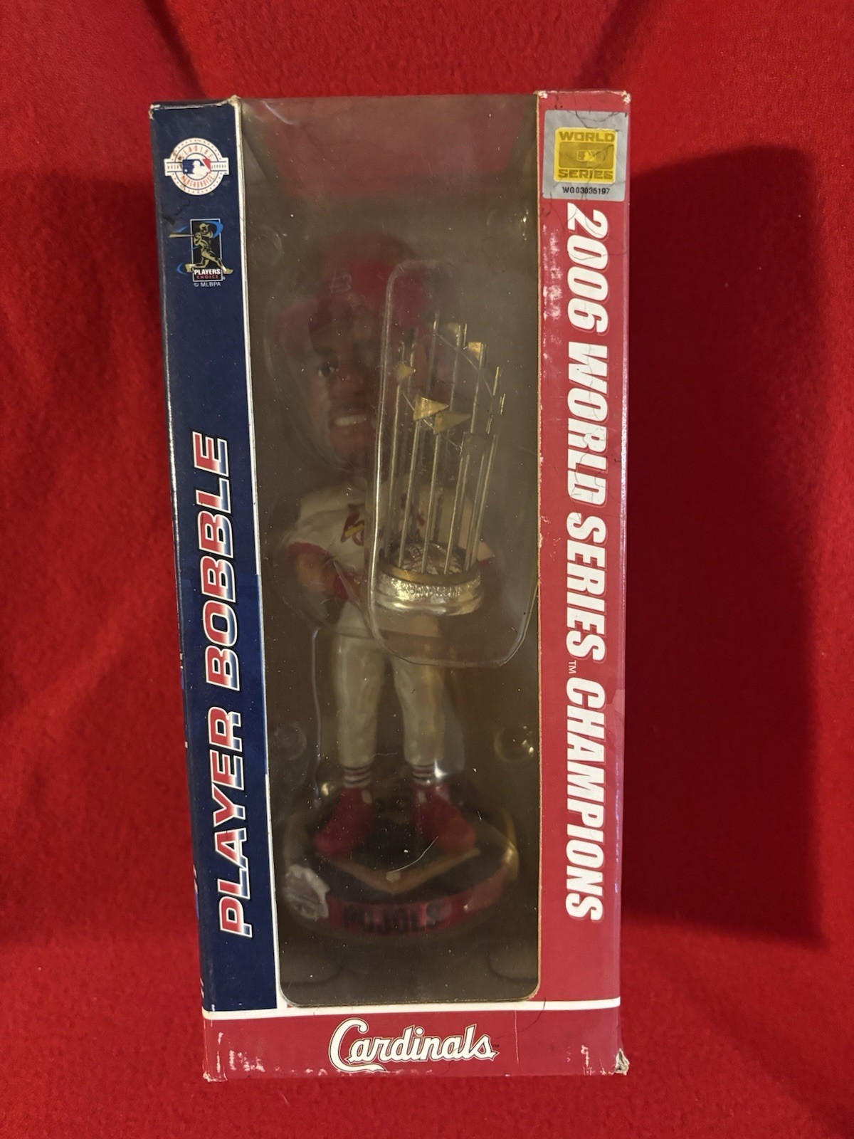 2006 Albert Pujols St Louis Cardinals World Series Champions FOCO Bobblehead
