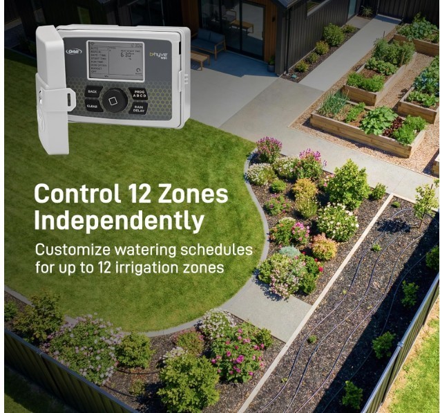 Smart WiFi 12 Station Sprinkler System Controller