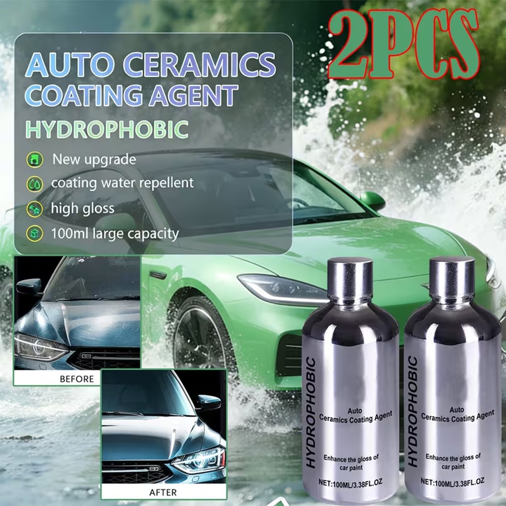 Auto Ceramics Coating Light Ceramic Coating for Cars 3.38 Fl Oz USA