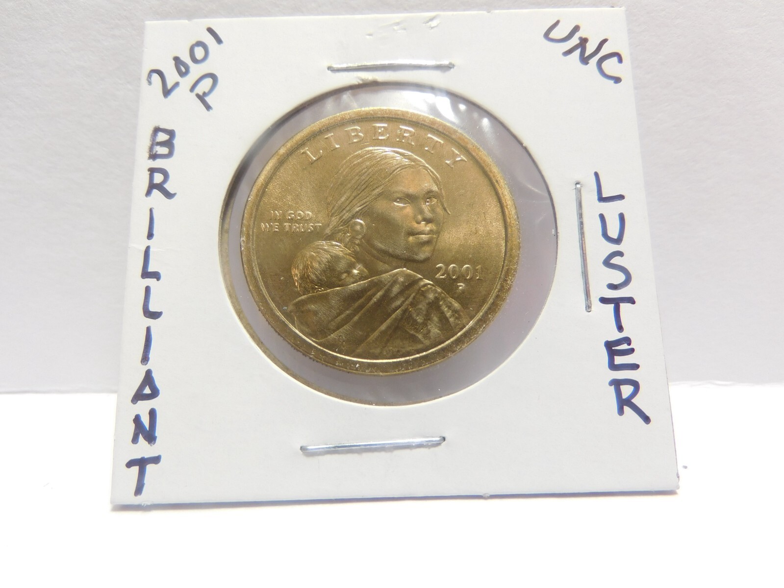 2001 P SACAGAWEA BRILLIANT UNCIRCULATED DOLLAR-FROM US MINT SET