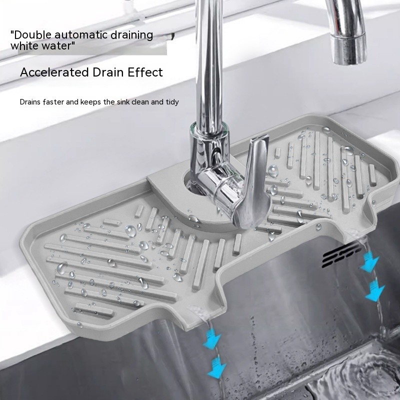 Splash-proof Waterproof Faucet Drainage Mat