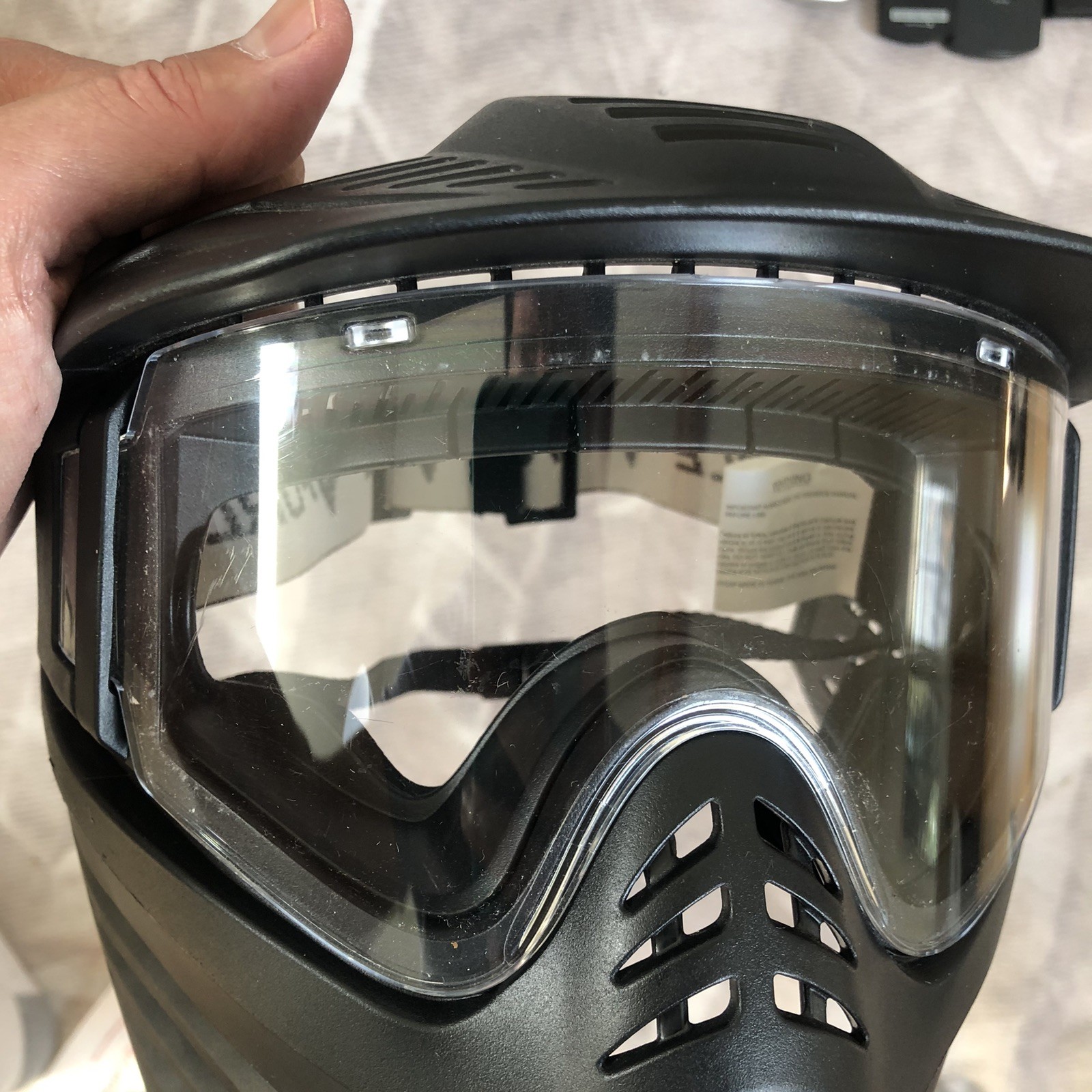 V-Force Sentry Paintball Airsoft Mask Black