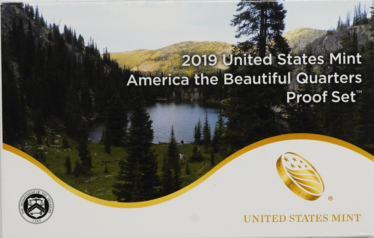 2019 America The Beautiful Quarter Proof Set w/ Box & COA