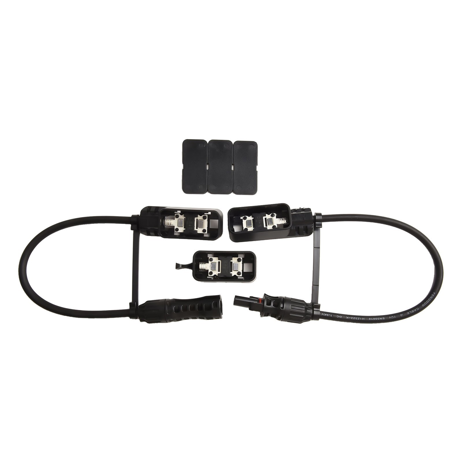 Solar Panel 3-split Junction Box 1500V/30A IP67 photovoltaic Module Confluence