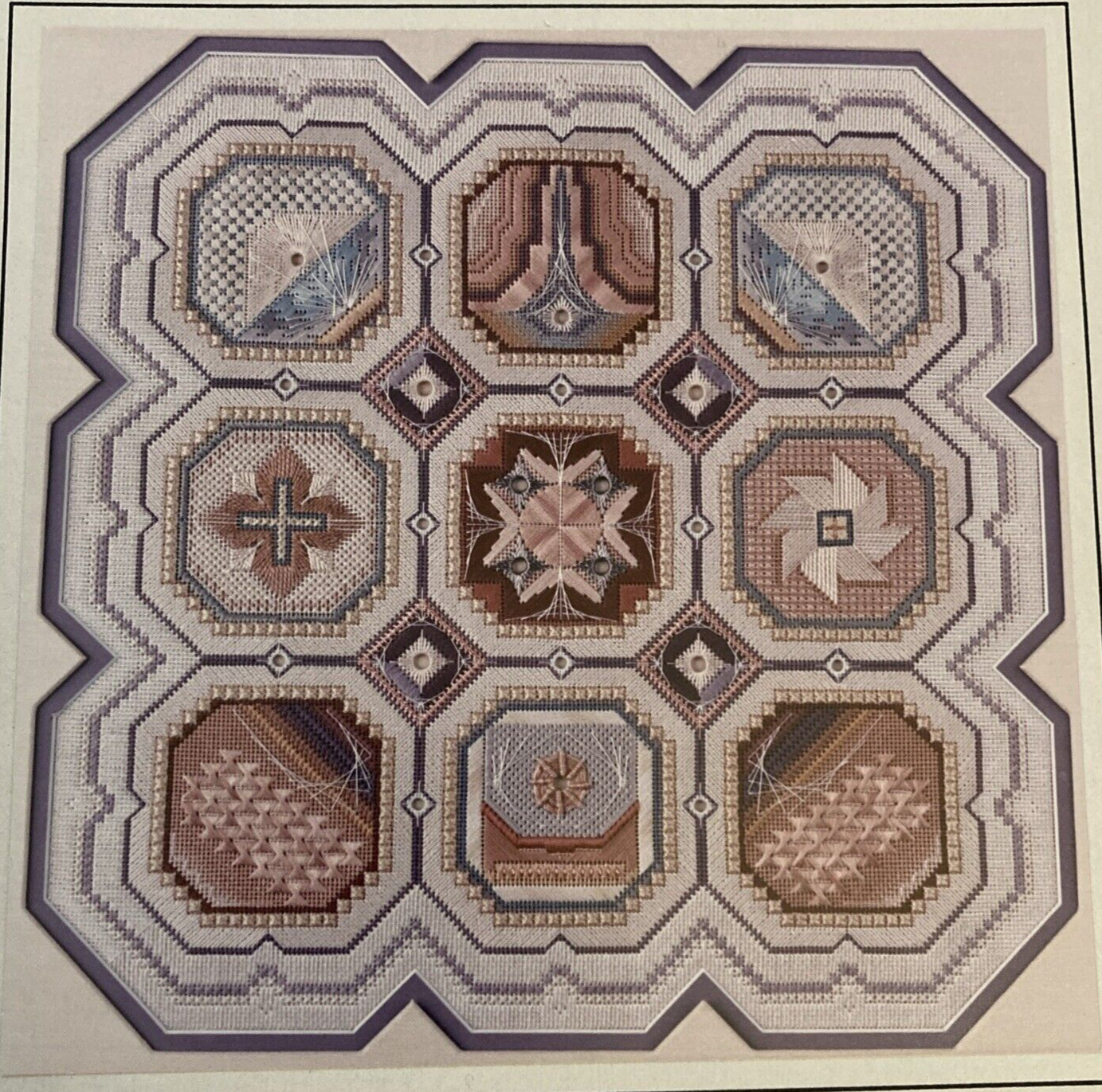 Vtg Rare Spirit of the Sourthwest A Play of Light Needlepoint 1991 pattern