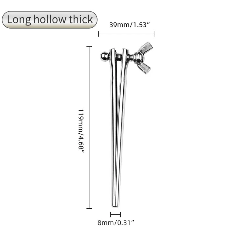 Stainless Steel Urethral Dicks Adjustable Penis Plug Dilator Stretcher Expander