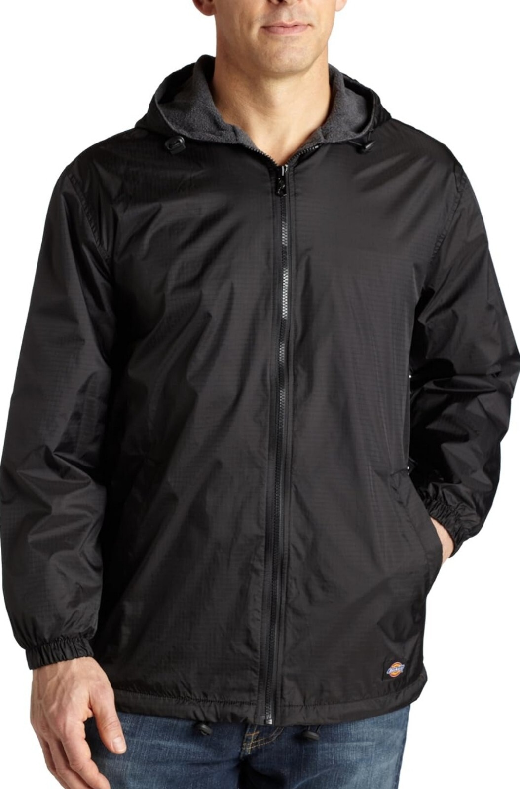 Medium Dickies Men's Fleece Lined Hooded Jacket Black New With Tags 33237BK