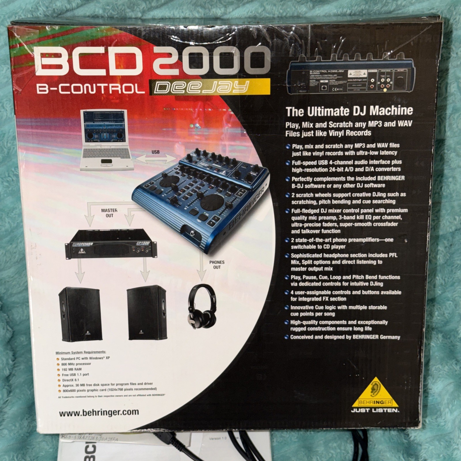 Behringer BCD 2000 B-Control DeeJay Ultimate DJ Machine