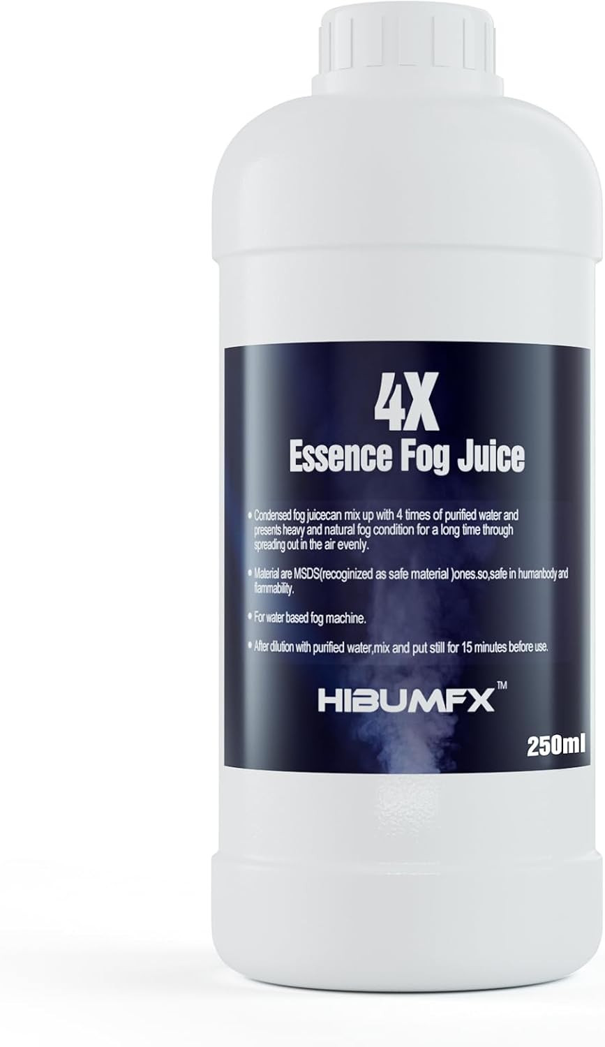 Fog Juice - Condensed Water Mixable Fog Machine Fluid Smoke Solution for Water