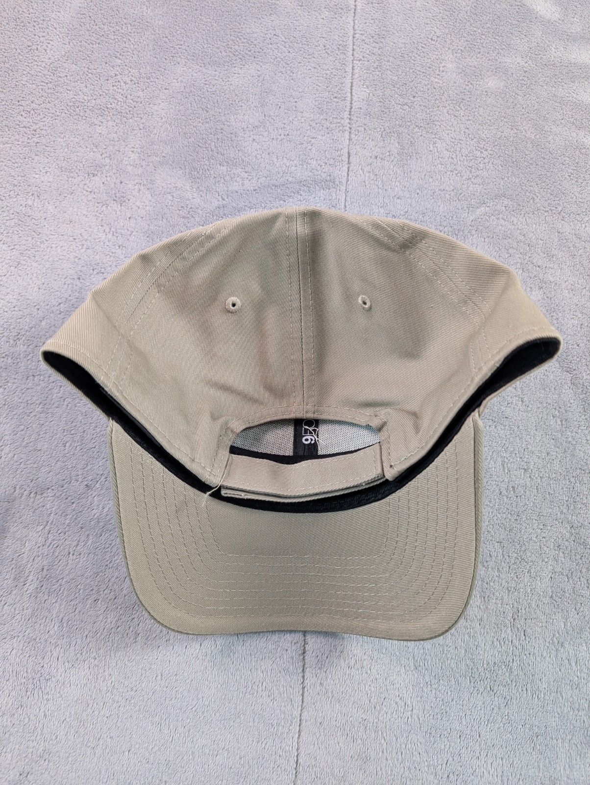 New Era Golf Blank All Beige (For Customs) 9Forty Adjustable Strap Back Hat Cap