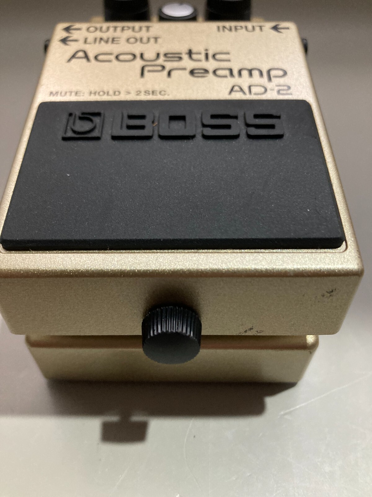 Boss AD-2 Acoustic Preamp Guitar Effects Pedal Tested Working