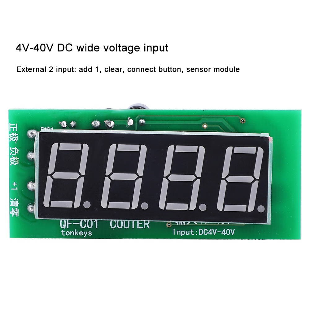 Counter Module High Quality 4 Digit Digital Display With Memory Function QF