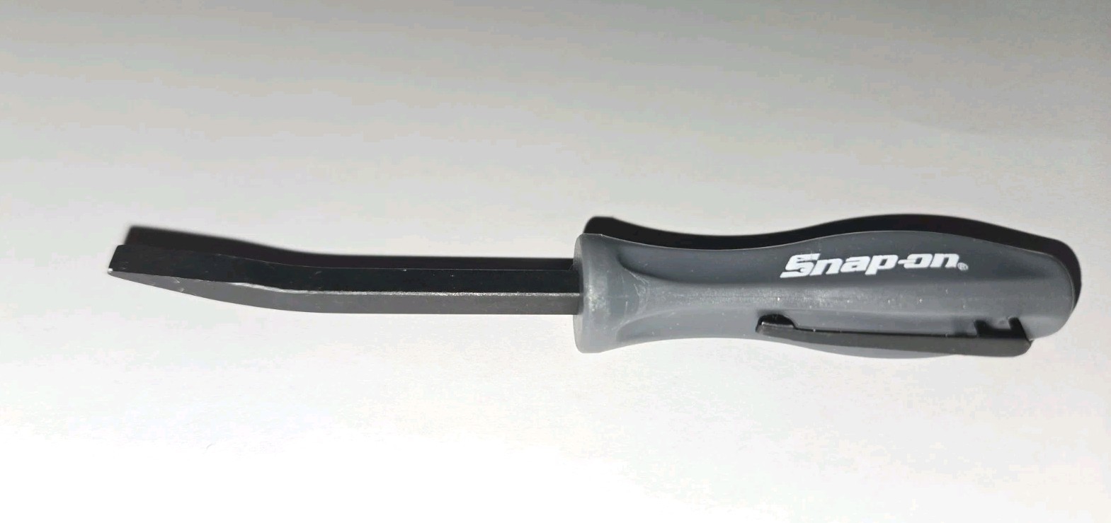 2PK SNAP ON TOOL LOGO EMBLEM MATTE BLACK Badge Decal 8"+2X Dark Titanium Prybars