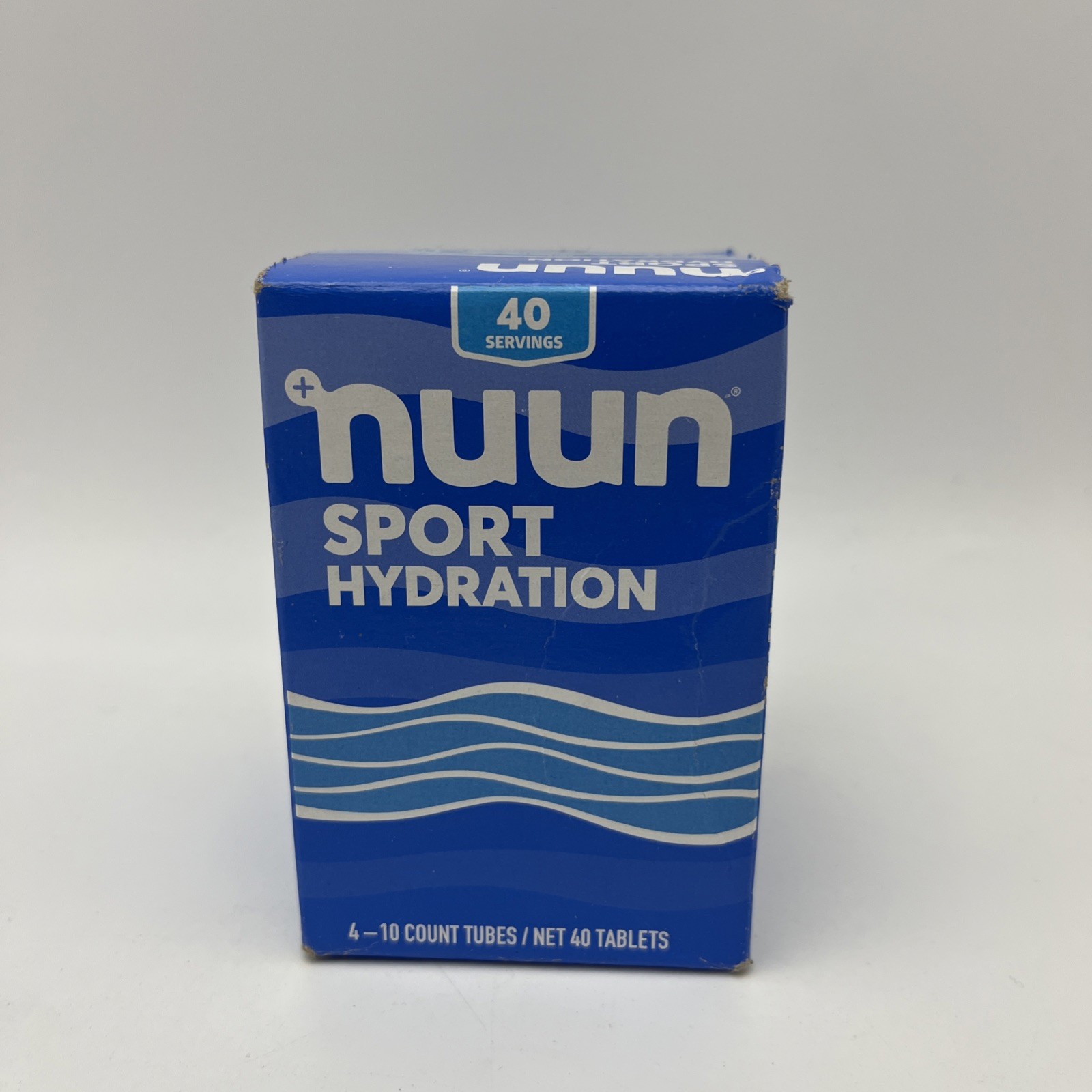NUUN Sport Hydration Natural Flavor 4-10 Count Tubes, 40 tablets Expires 03/27