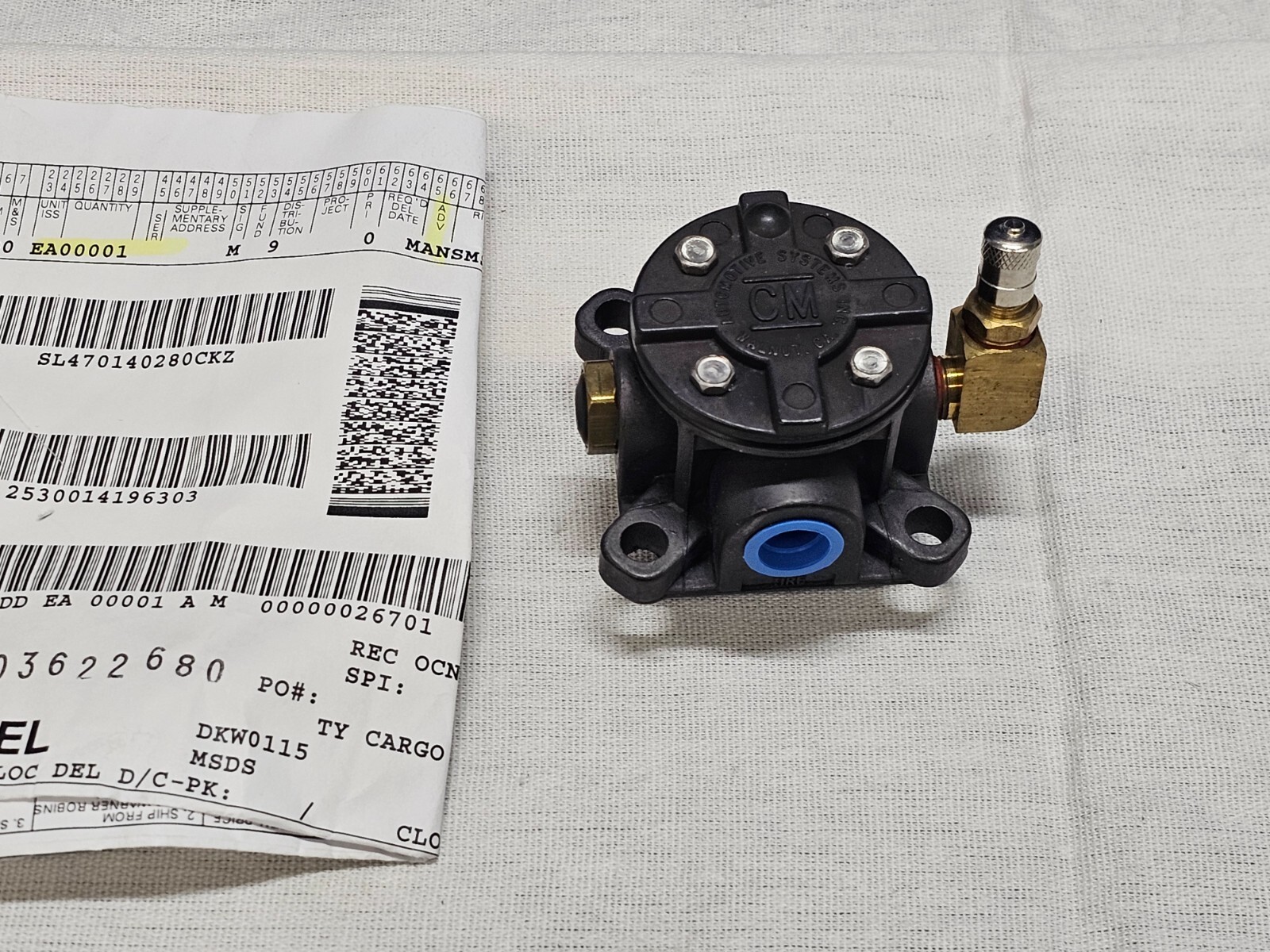 CTIS CM Pneumatic Air Brake Valve 2-1/2Ton 6x6 Cargo Truck 50004140 RCSK17631