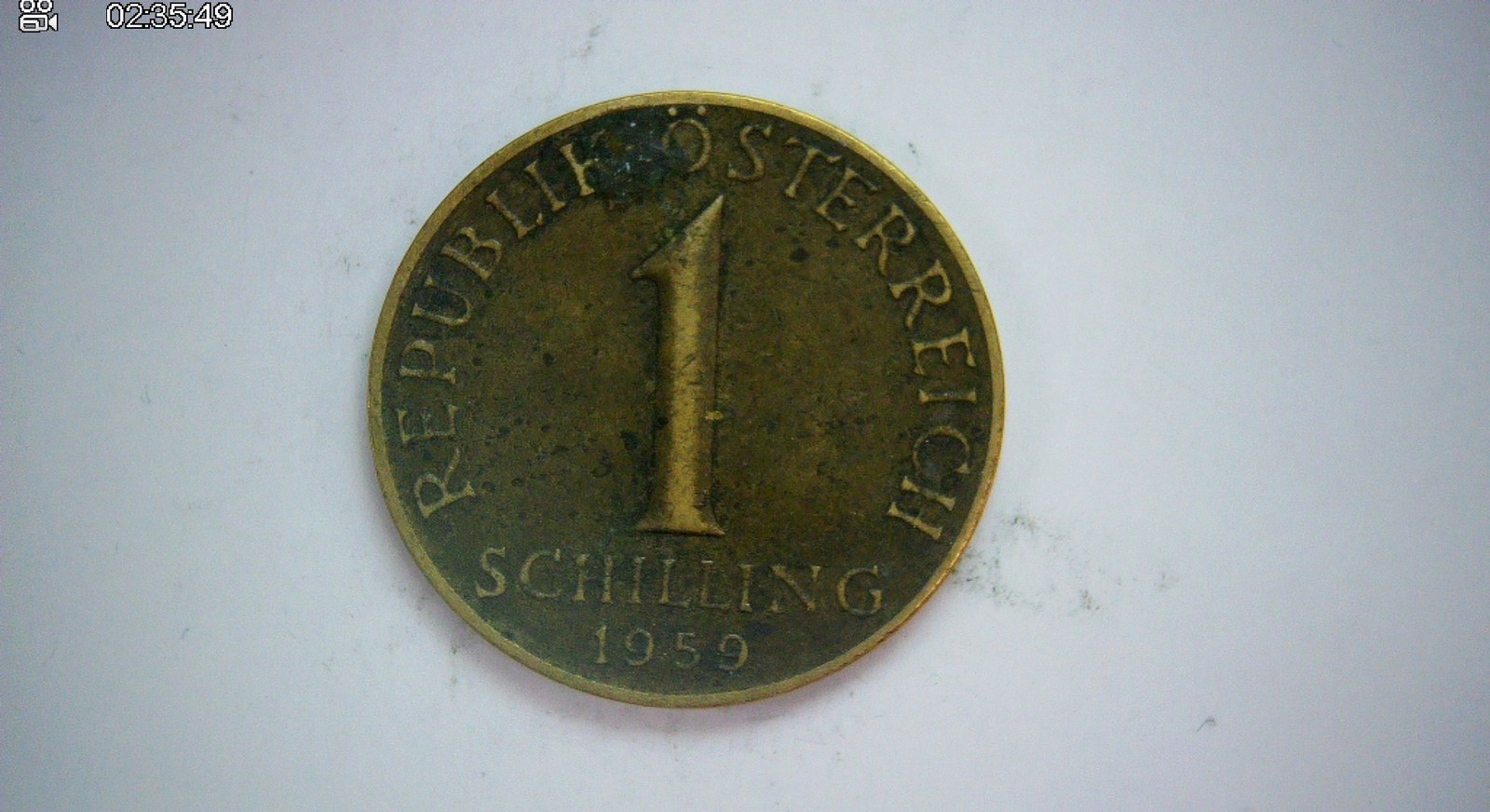 Austria 1959 1 Schilling Second Republic 1 Schilling (Edelweiss) Coin