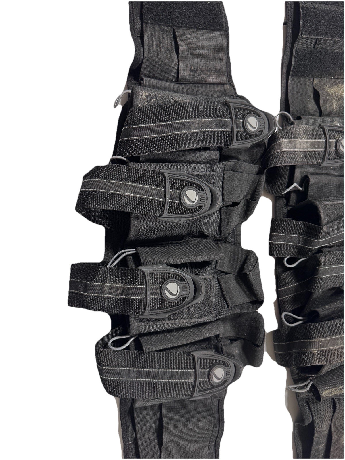 Paintball Loader Tube Carrier - Dye, hook and loop Tube Belt