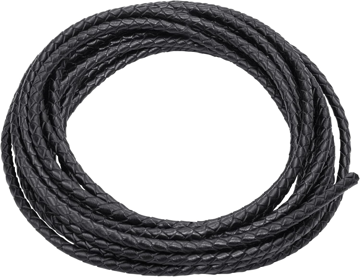 Yards Genuine Leather Cord Round Braided Bolo Strip
