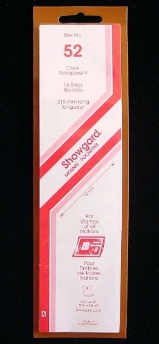 Showgard Strip Style Clear Stamp Mounts Size 52