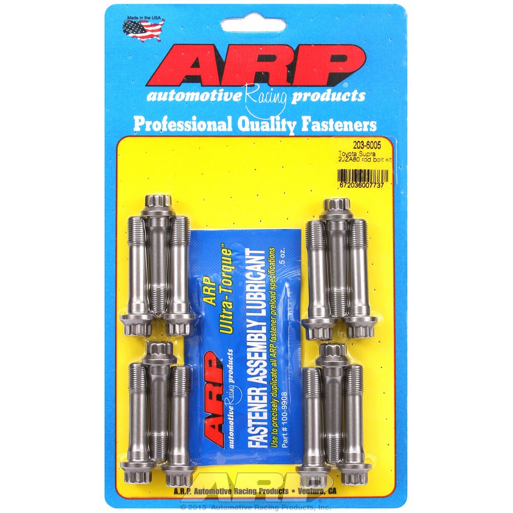 ARP Rod Bolt Set 203-6005; Pro-Series 12pt Cap screw for 93-98 Toyota Supra 3.0L