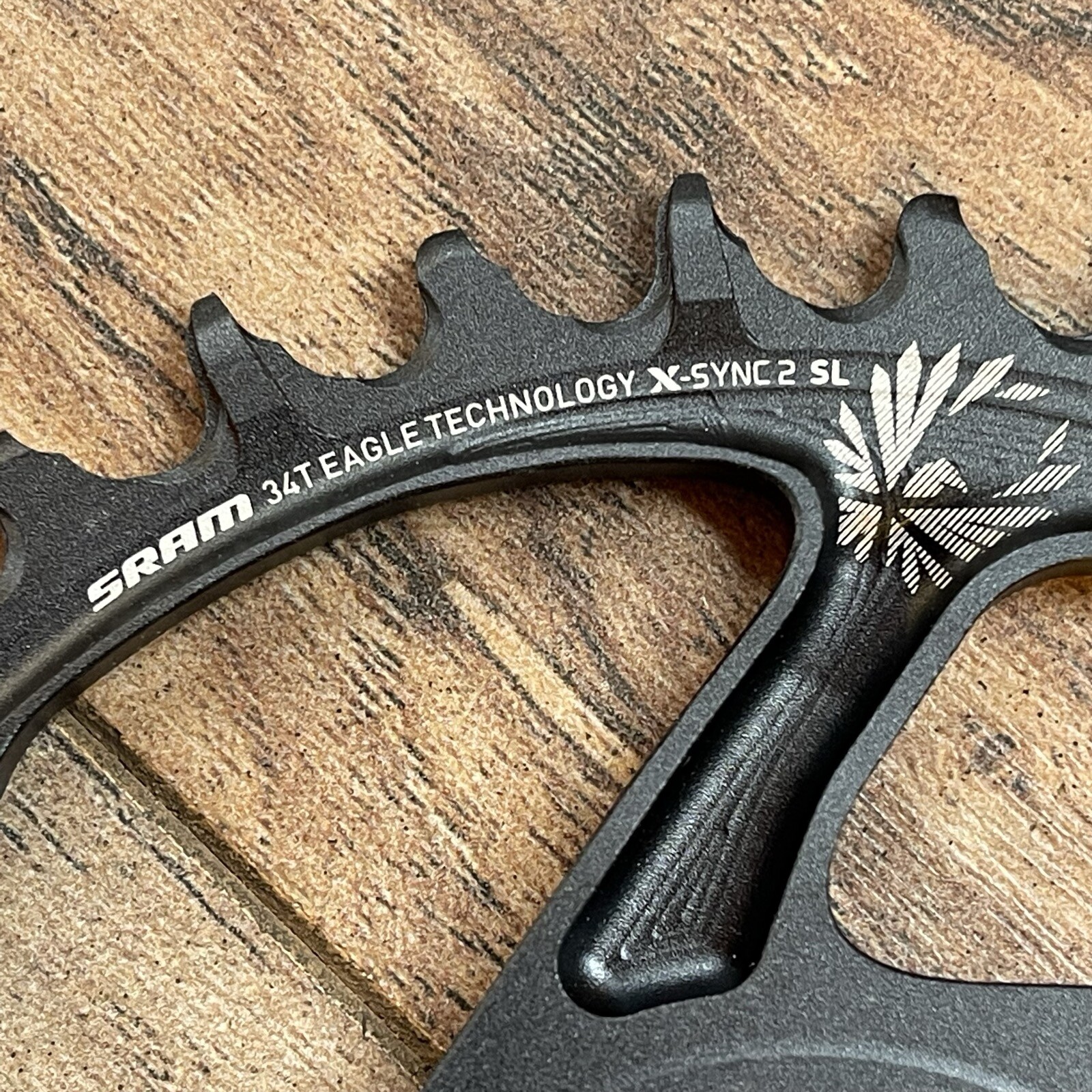 SRAM X-Sync 2 Eagle SL Direct Mount Chainring 34T 3mm Offset Gray No Bolts