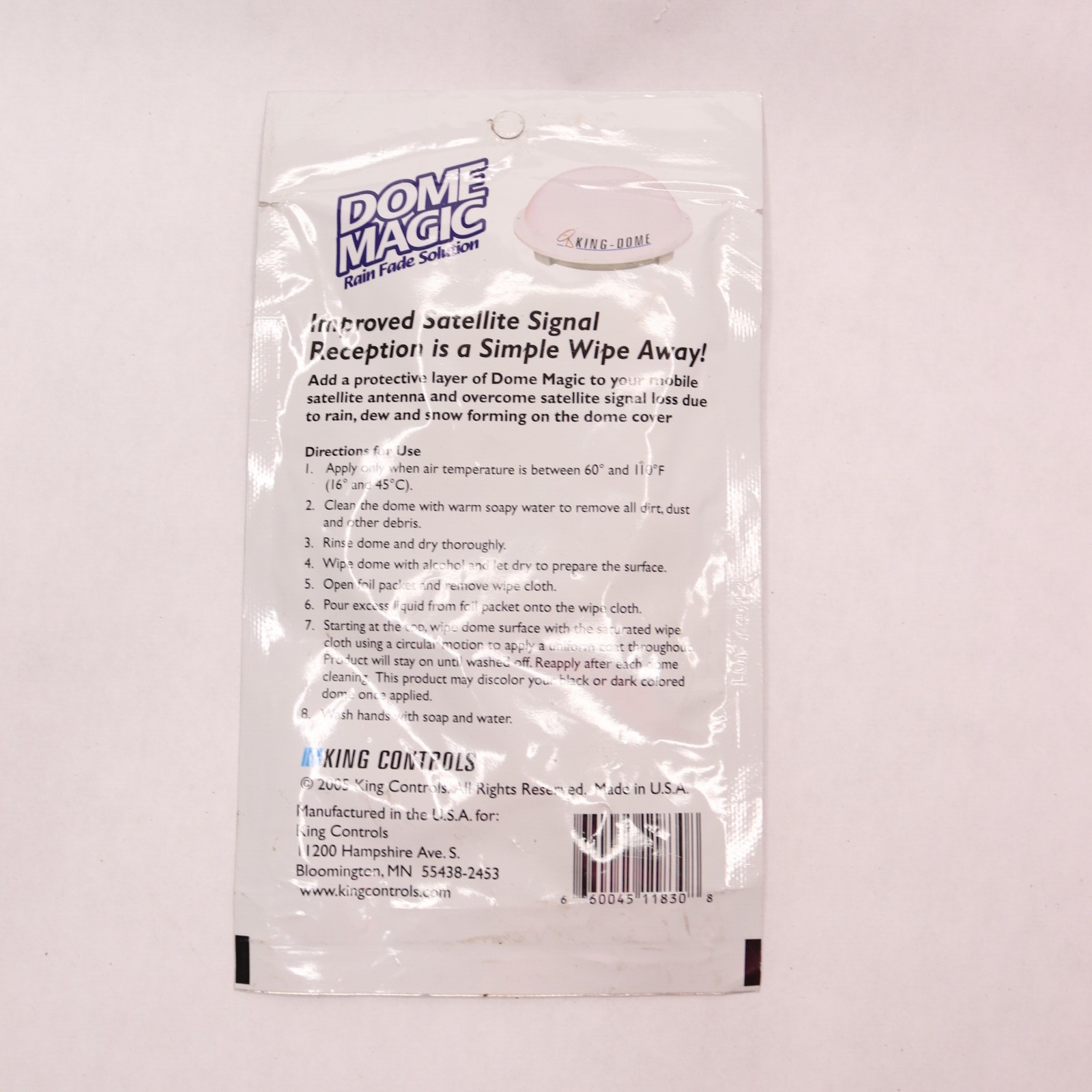 King Controls Dome Magic Rain Fade Solution Single Application