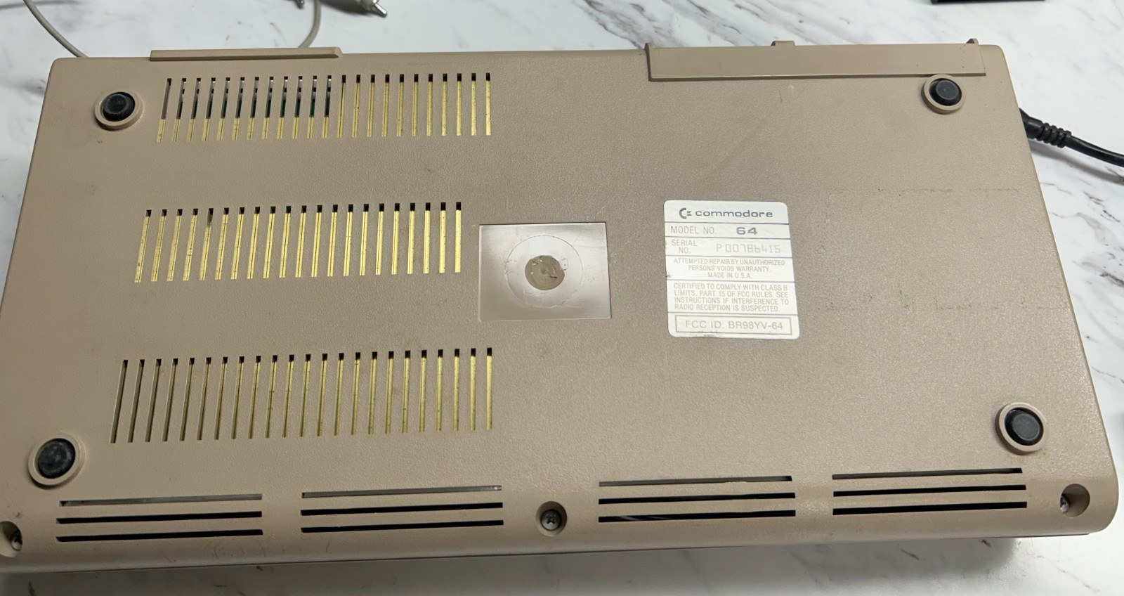 Commodore 64 Personal Computer w/Power Supply