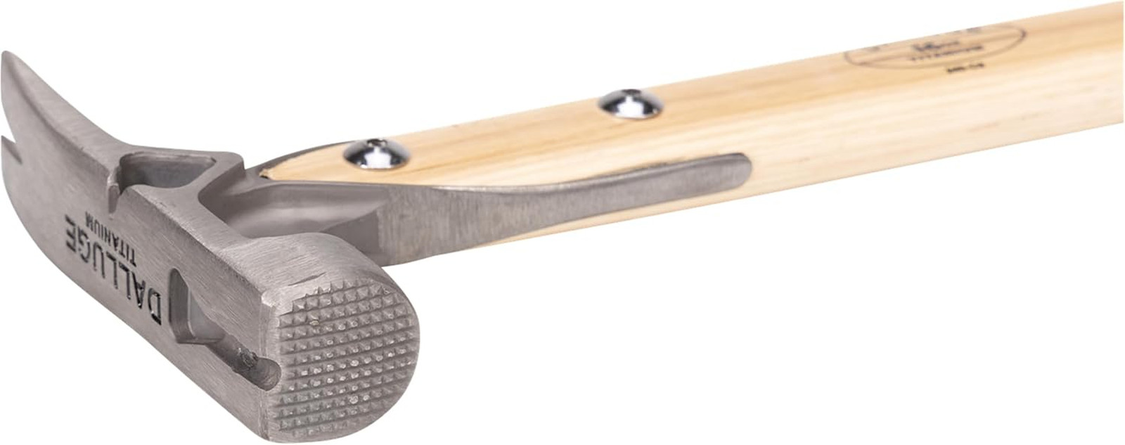 DALLUGE Titanium Hammer & Bear Claw Nail Puller Set - 16 Oz & 10 Inch