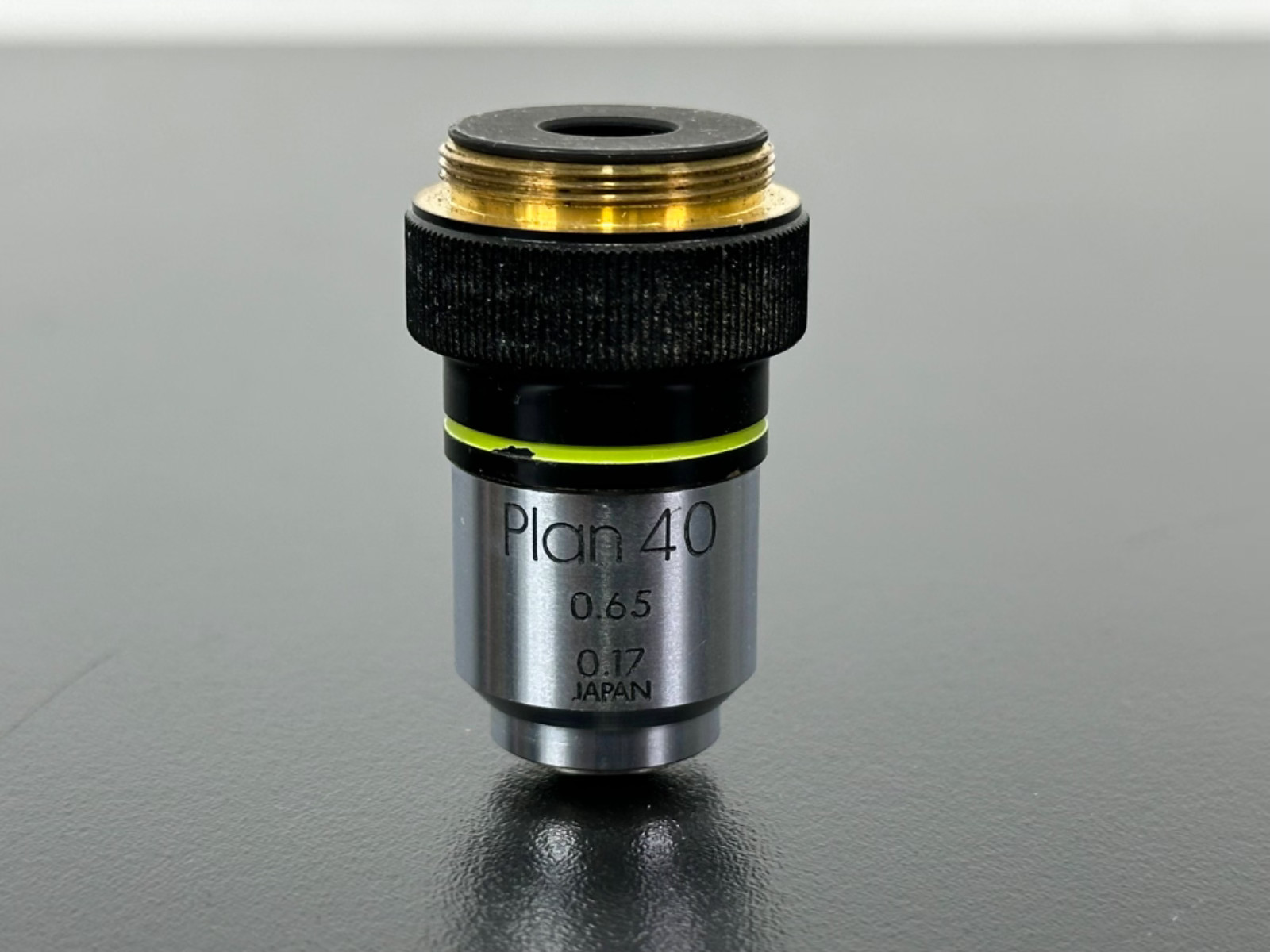 Olympus Plan 40 0.65 0.17 Microscope Objective Lens 402691 Japan