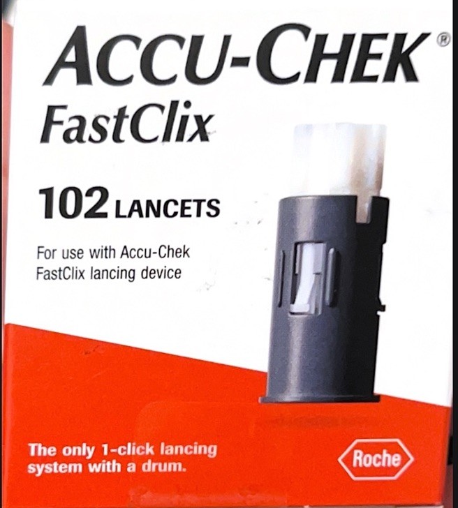 Accu-Chek FastClix Diabetes Blood Sugar Test Kit for Diabetic Glucose Monitoring