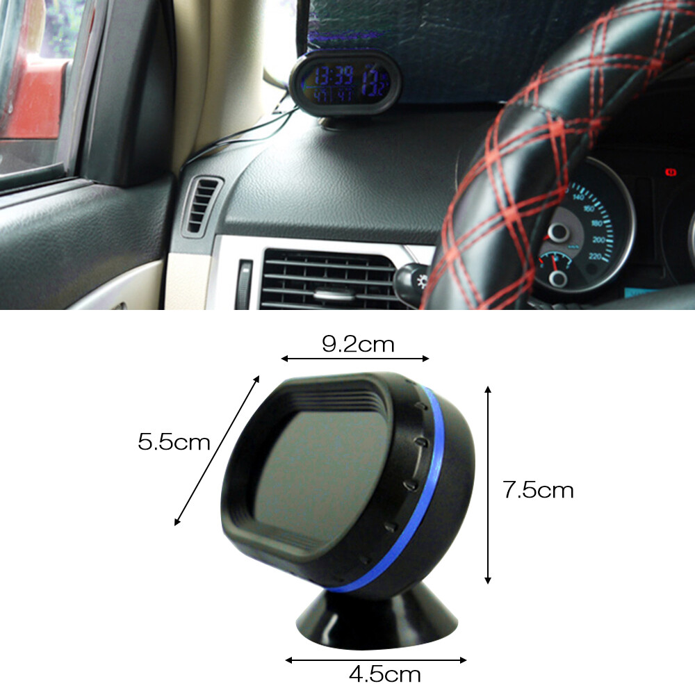 Car Digital Automobile Lighted Auto Dual O4I8