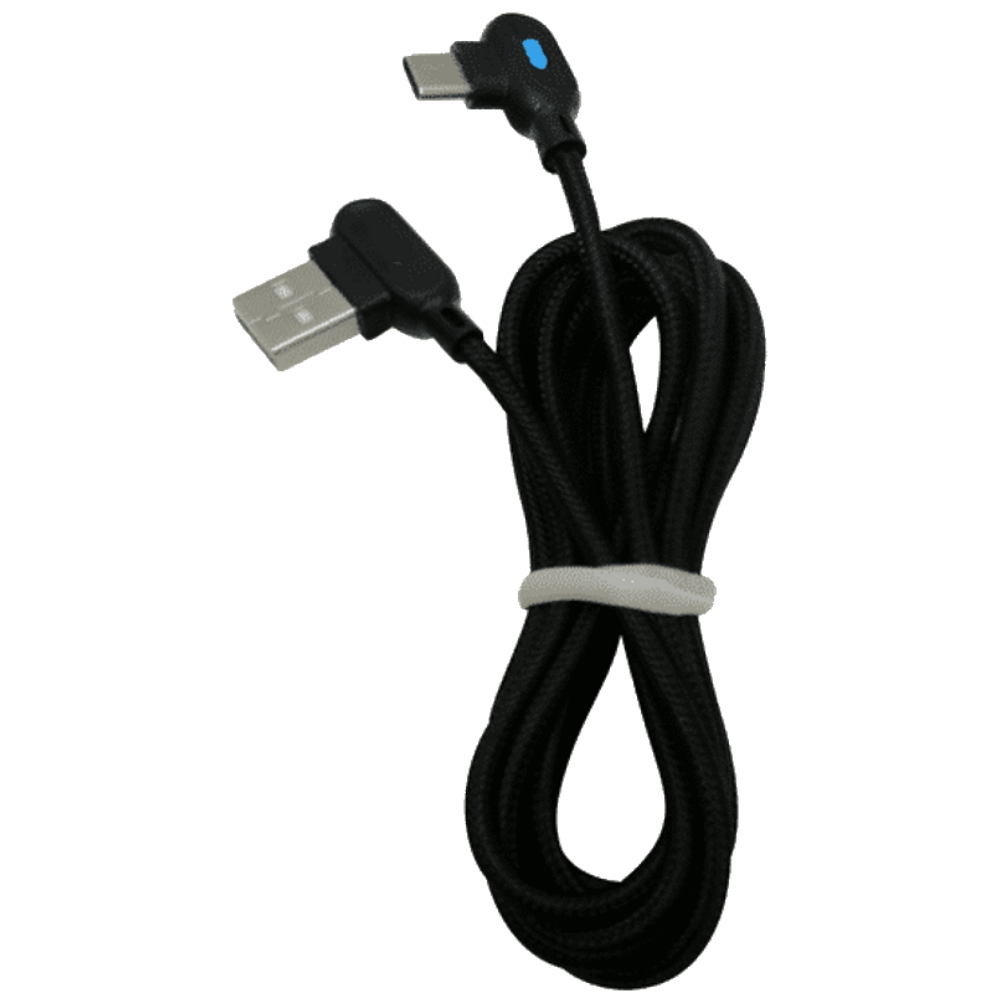 3 Pack 3/6FT 90 Degree Angle USB-C Cable Type-C Fast Charger Data Charging Cord