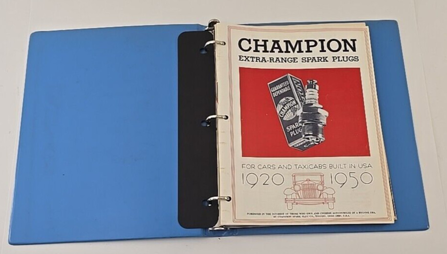 Champion Spark Plug Extra Range for Cars & Taxicabs Built in the USA 1920-1950
