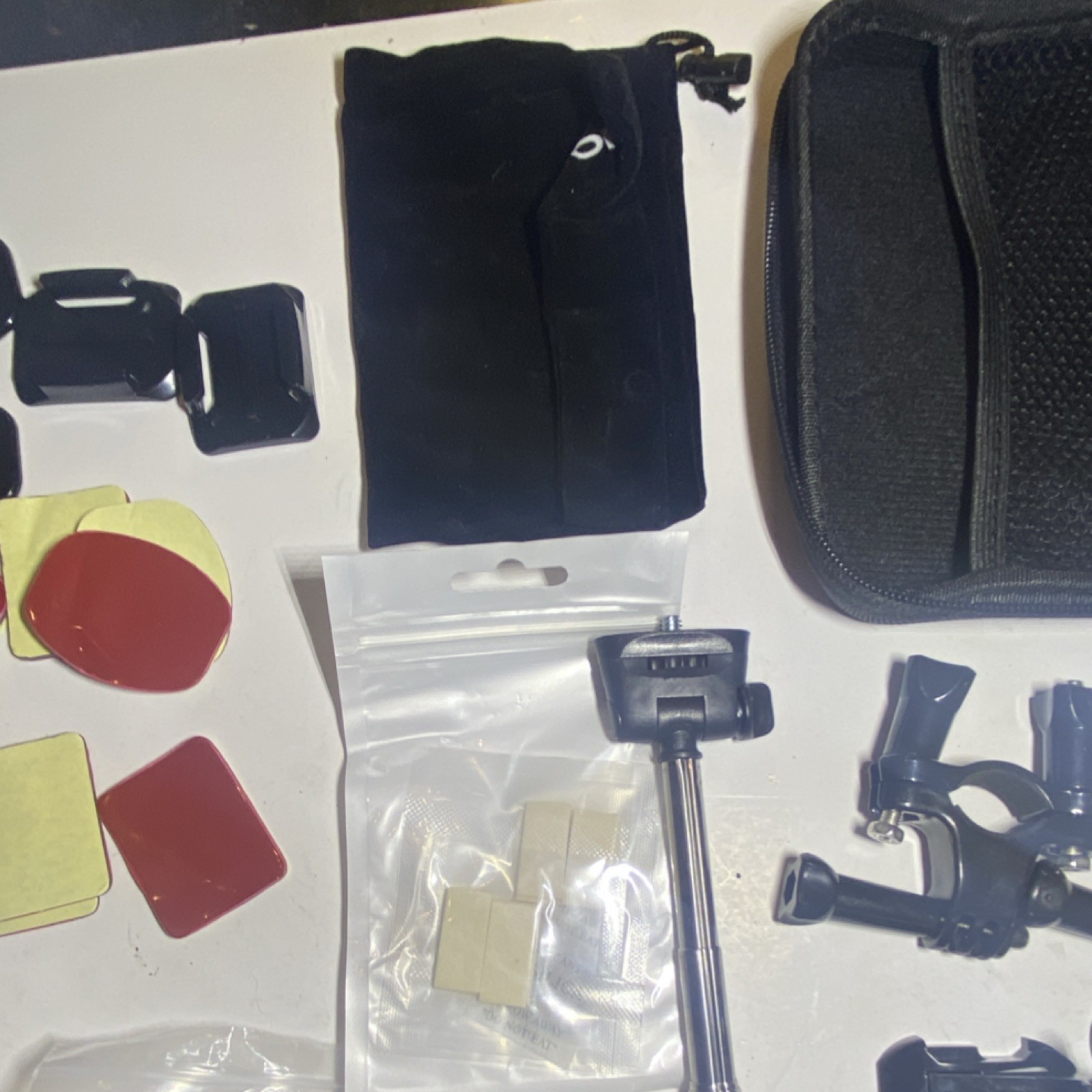 GoPro Hero Accessory Bundle, Mounts, Straps, Case, Adjustable, Tripod Mount