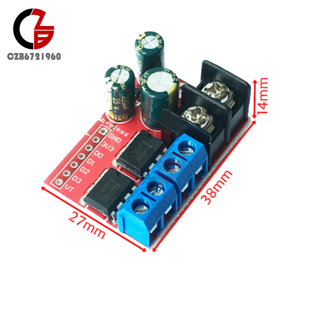 DC Motor Driver 5A Remote Control Dual H-Bridge PWM Speed Control Module Kit