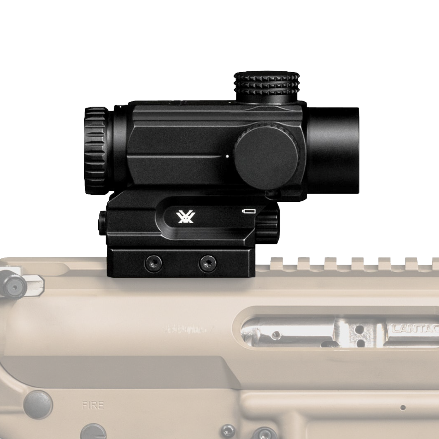 Vortex Optics SPR-200 Spitfire Prism Scope 1x DRT MOA with Wearable4U Bundle
